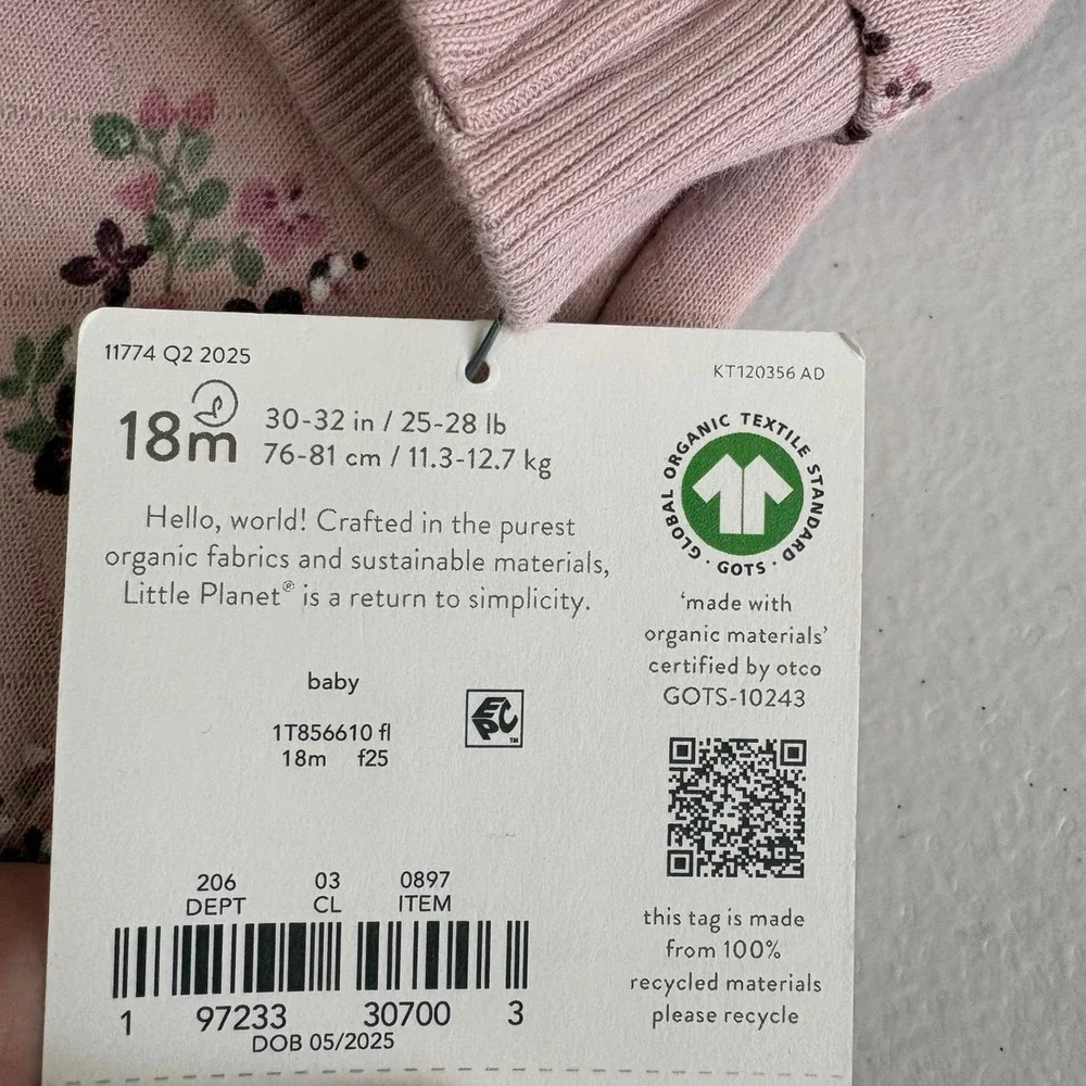 Little Planet by Carters organic cotton